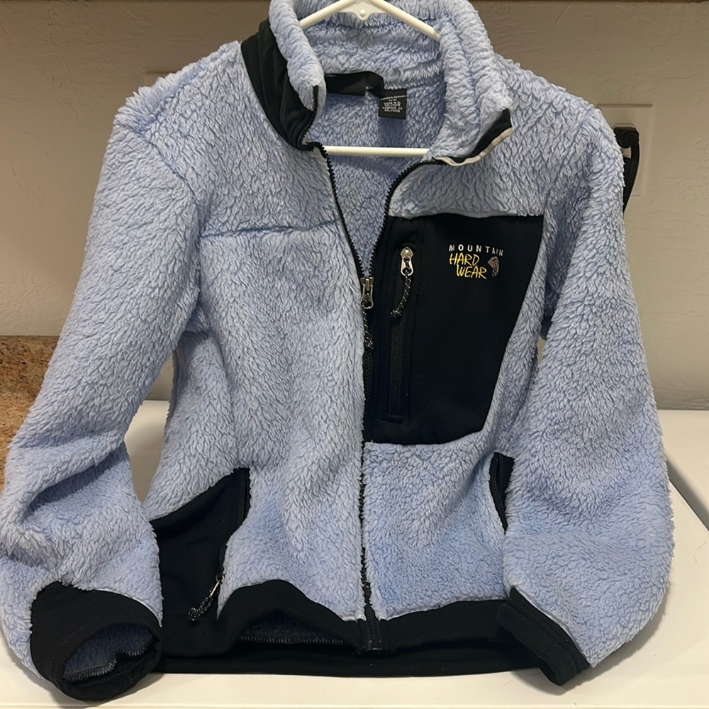 Mountain hard wear women’s fleece polartec high loft jacket size medium